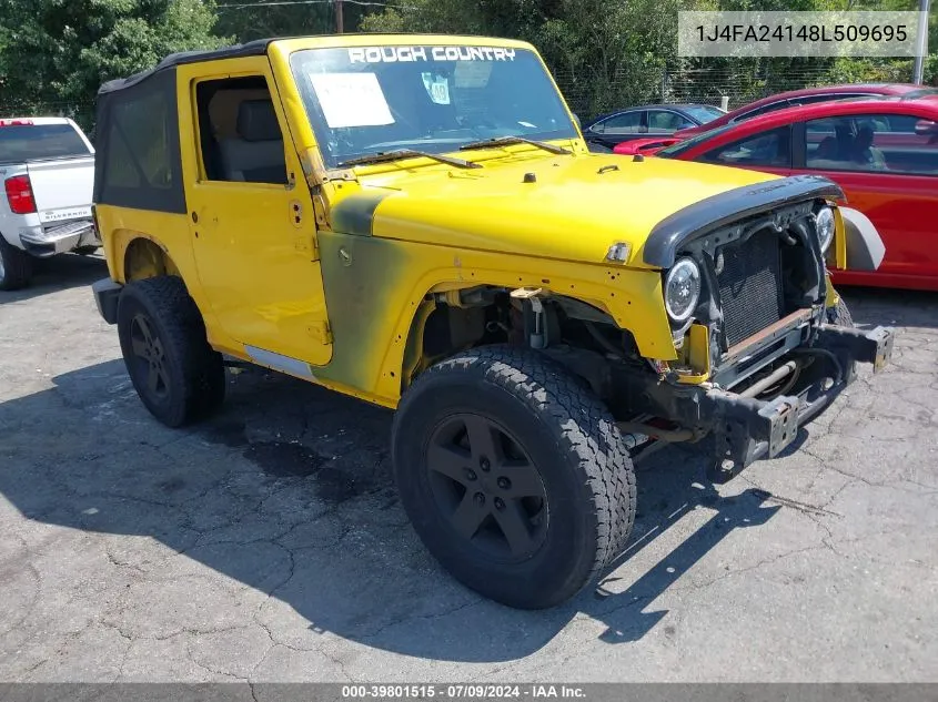 2008 Jeep Wrangler X VIN: 1J4FA24148L509695 Lot: 39801515