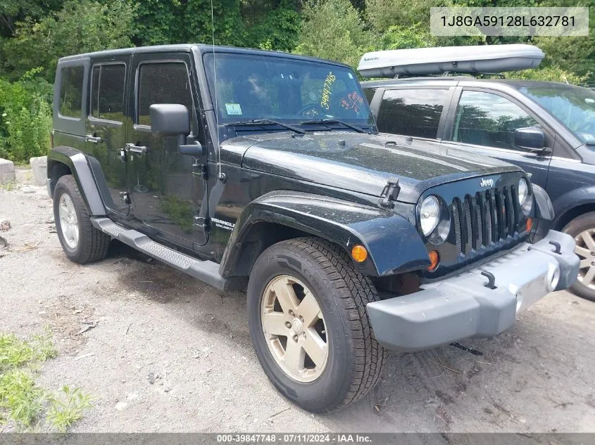 2008 Jeep Wrangler Unlimited Sahara VIN: 1J8GA59128L632781 Lot: 39847748