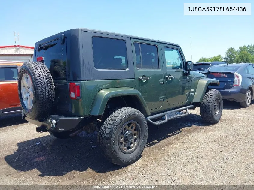 2008 Jeep Wrangler Unlimited Sahara VIN: 1J8GA59178L654436 Lot: 39887852