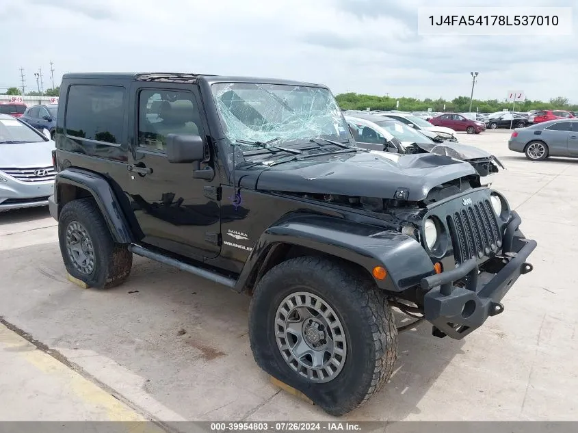 1J4FA54178L537010 2008 Jeep Wrangler Sahara