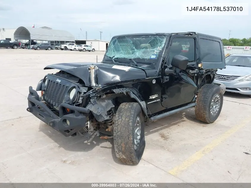 1J4FA54178L537010 2008 Jeep Wrangler Sahara