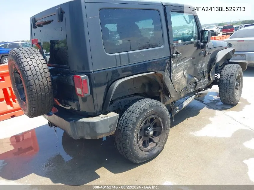 2008 Jeep Wrangler X VIN: 1J4FA24138L529713 Lot: 40152746