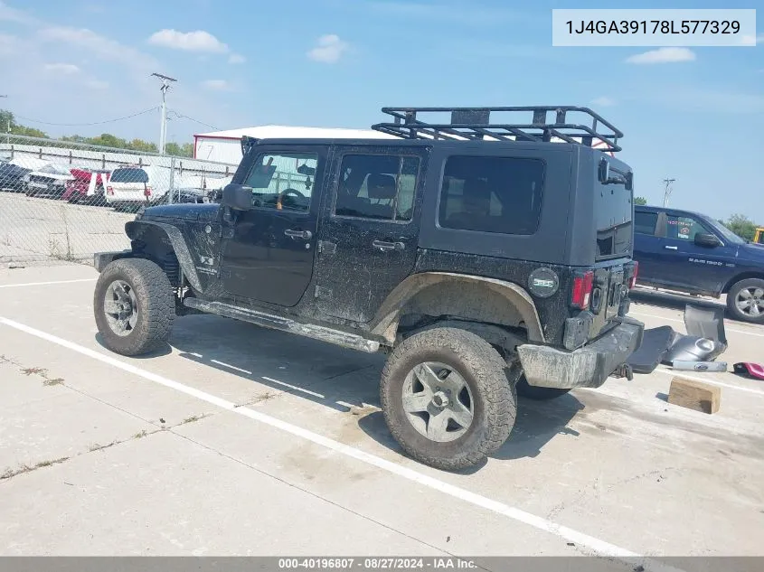 1J4GA39178L577329 2008 Jeep Wrangler Unlimited X