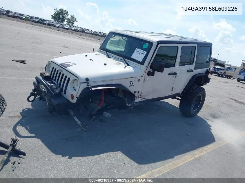 2008 Jeep Wrangler Unlimited X VIN: 1J4GA39158L609226 Lot: 40216937