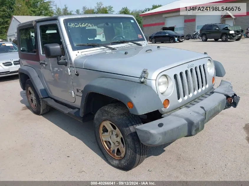 1J4FA24198L546676 2008 Jeep Wrangler X