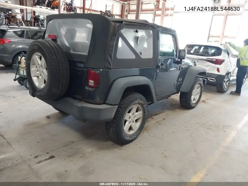 1J4FA24188L544630 2008 Jeep Wrangler X