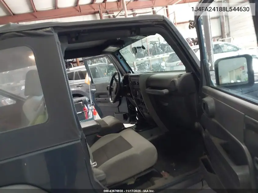 1J4FA24188L544630 2008 Jeep Wrangler X
