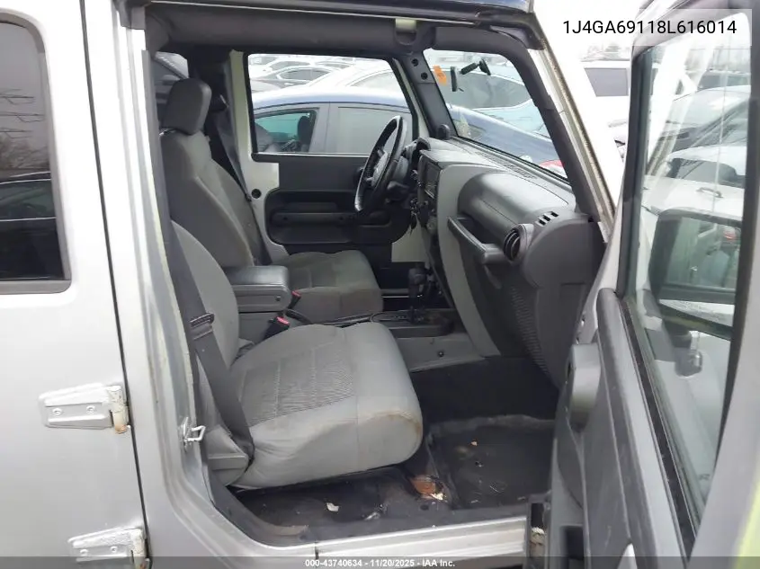 1J4GA69118L616014 2008 Jeep Wrangler Unlimited Rubicon