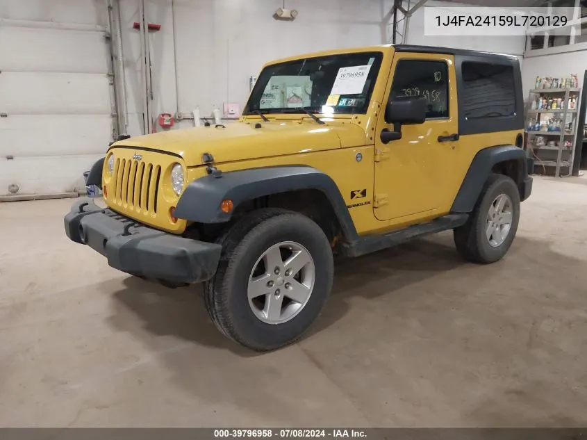 2009 Jeep Wrangler X VIN: 1J4FA24159L720129 Lot: 39796958