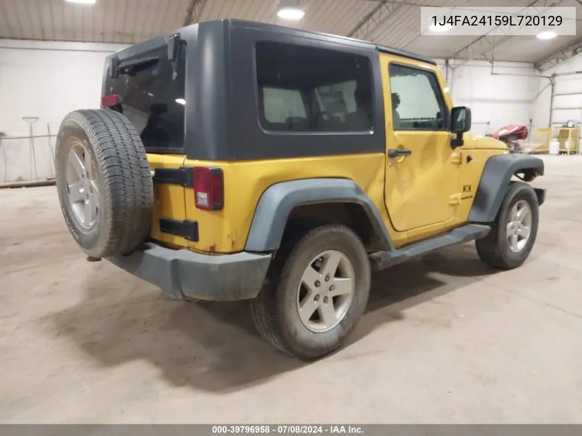 2009 Jeep Wrangler X VIN: 1J4FA24159L720129 Lot: 39796958