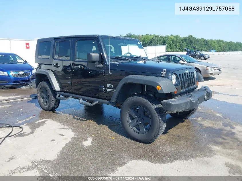 1J4GA39129L757058 2009 Jeep Wrangler Unlimited X