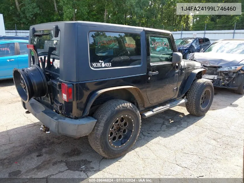 2009 Jeep Wrangler X VIN: 1J4FA24199L746460 Lot: 39846824