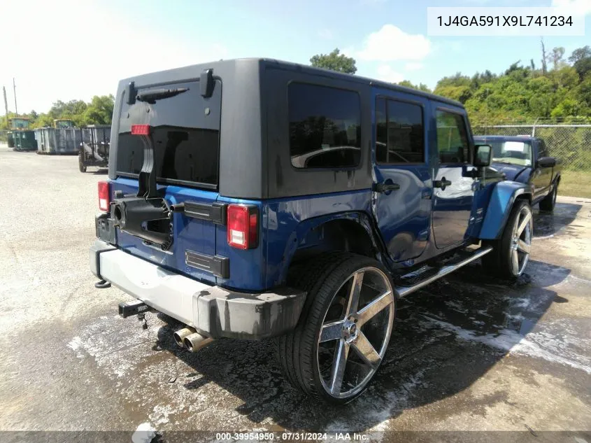 2009 Jeep Wrangler Unlimited Sahara VIN: 1J4GA591X9L741234 Lot: 39954950