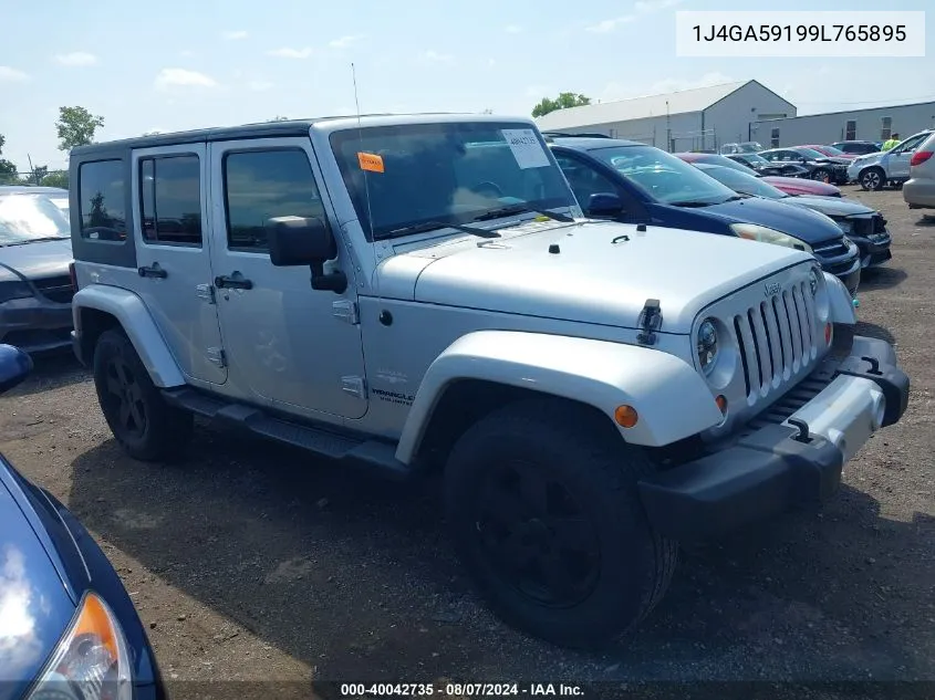 1J4GA59199L765895 2009 Jeep Wrangler Unlimited Sahara