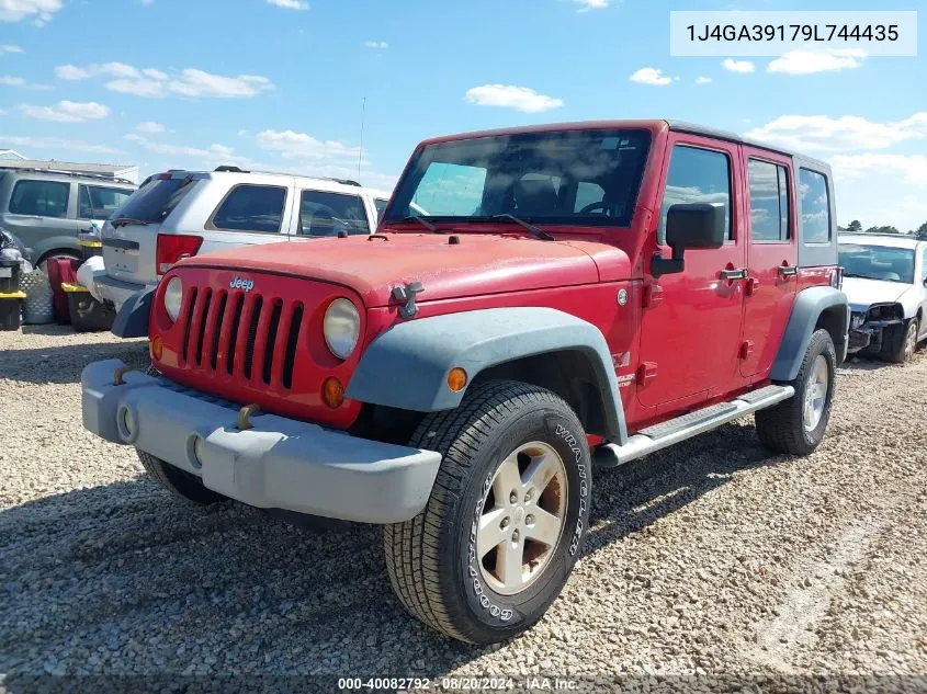 2009 Jeep Wrangler Unlimited X VIN: 1J4GA39179L744435 Lot: 40082792