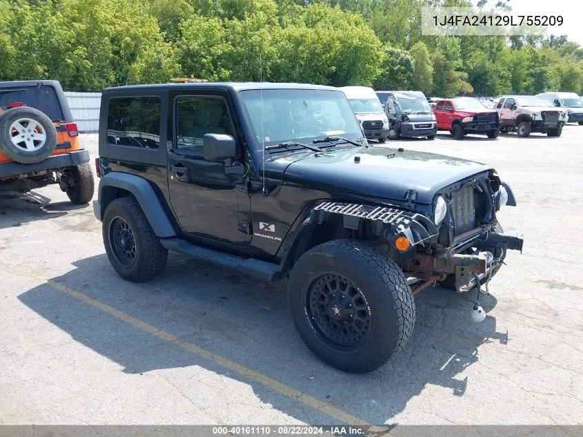 1J4FA24129L755209 2009 Jeep Wrangler X