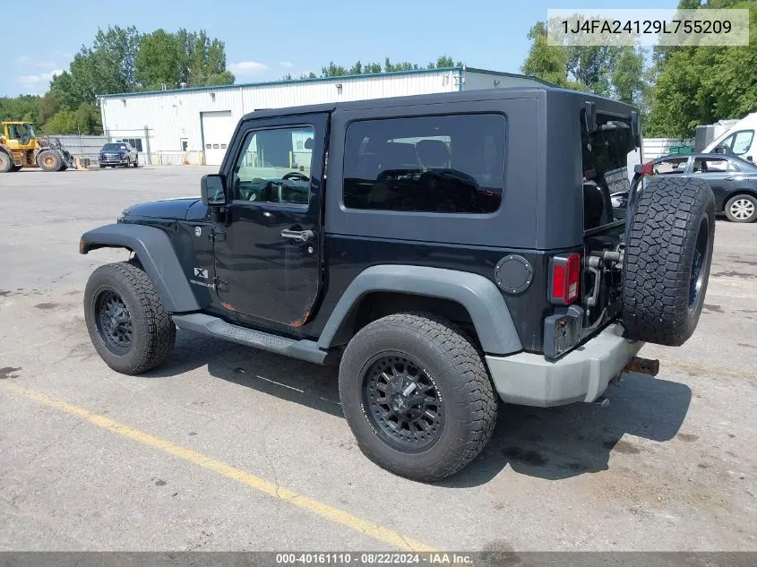 1J4FA24129L755209 2009 Jeep Wrangler X