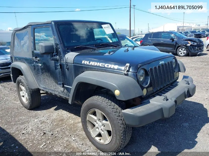 2009 Jeep Wrangler Rubicon VIN: 1J4GA64189L705099 Lot: 40164962