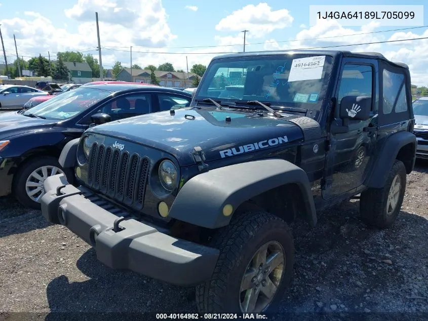 2009 Jeep Wrangler Rubicon VIN: 1J4GA64189L705099 Lot: 40164962