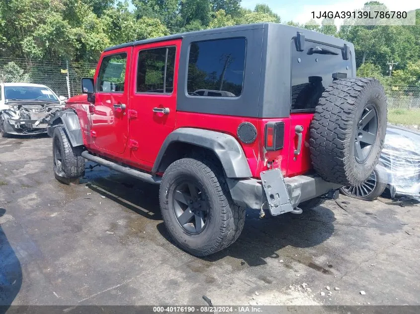 1J4GA39139L786780 2009 Jeep Wrangler Unlimited X