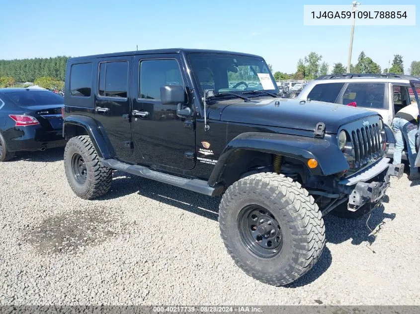 1J4GA59109L788854 2009 Jeep Wrangler Unlimited Sahara