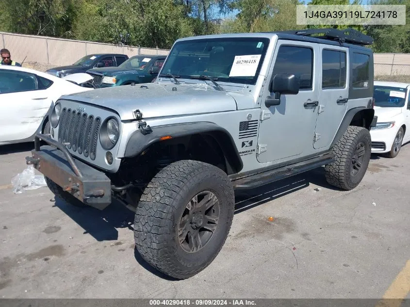 1J4GA39119L724178 2009 Jeep Wrangler Unlimited X