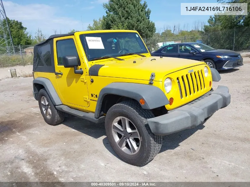 1J4FA24169L716106 2009 Jeep Wrangler X