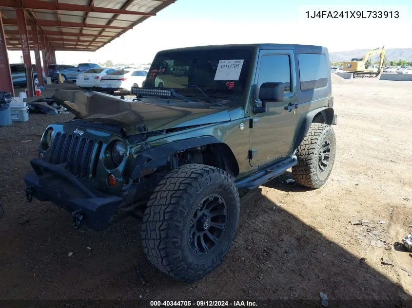 2009 Jeep Wrangler X VIN: 1J4FA241X9L733913 Lot: 40344705