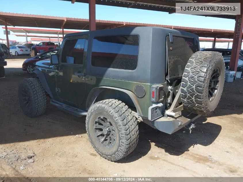 1J4FA241X9L733913 2009 Jeep Wrangler X