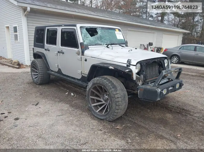 1J4GA59119L764823 2009 Jeep Wrangler Unlimited Sahara