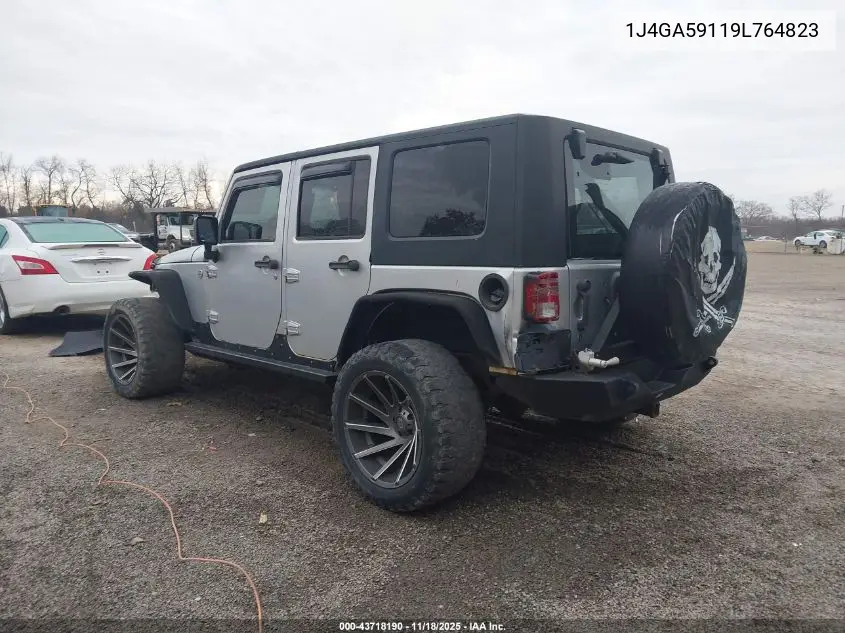 1J4GA59119L764823 2009 Jeep Wrangler Unlimited Sahara