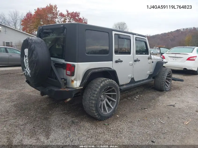 1J4GA59119L764823 2009 Jeep Wrangler Unlimited Sahara
