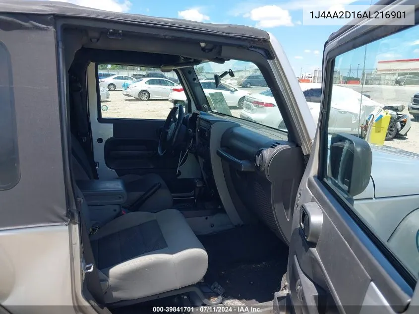 1J4AA2D16AL216901 2010 Jeep Wrangler Sport