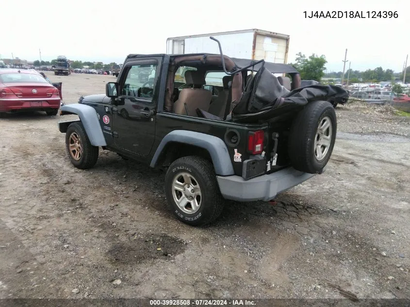 1J4AA2D18AL124396 2010 Jeep Wrangler Sport