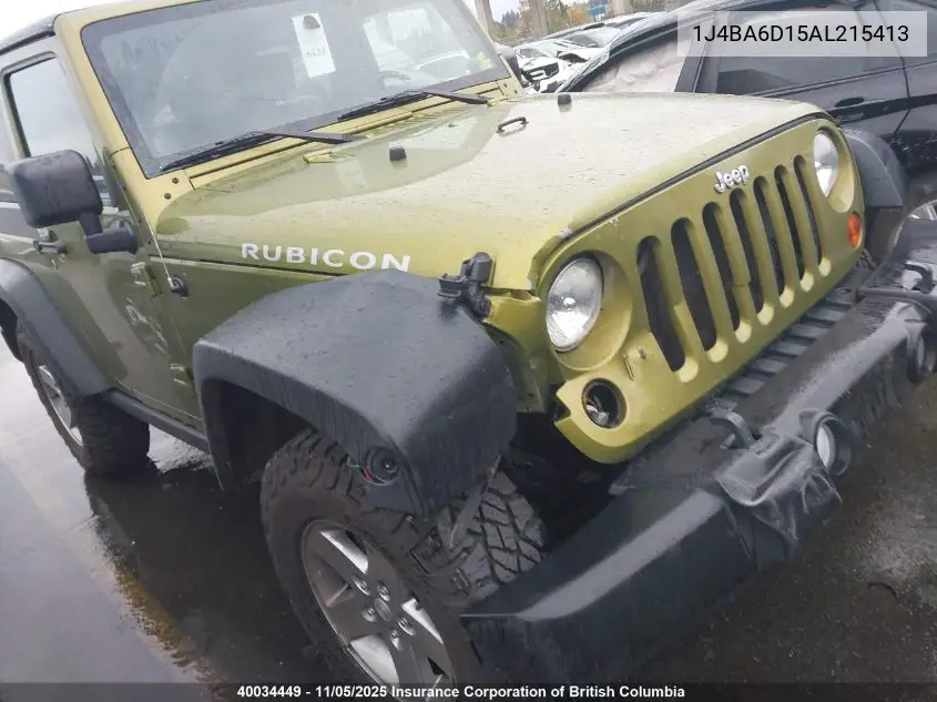 1J4BA6D15AL215413 2010 Jeep Wrangler Rubicon