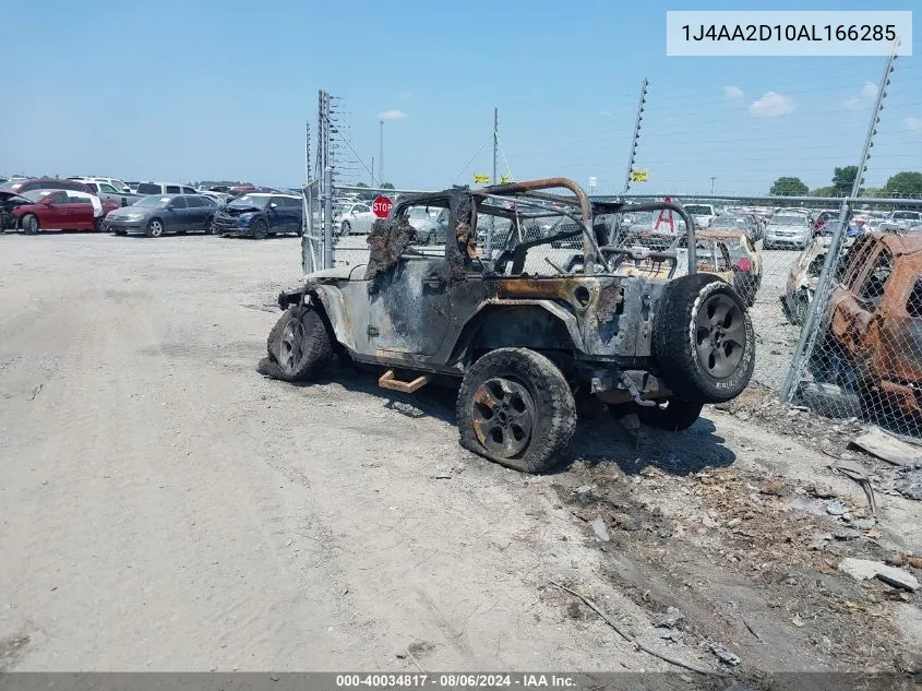 2010 Jeep Wrangler Sport VIN: 1J4AA2D10AL166285 Lot: 40034817