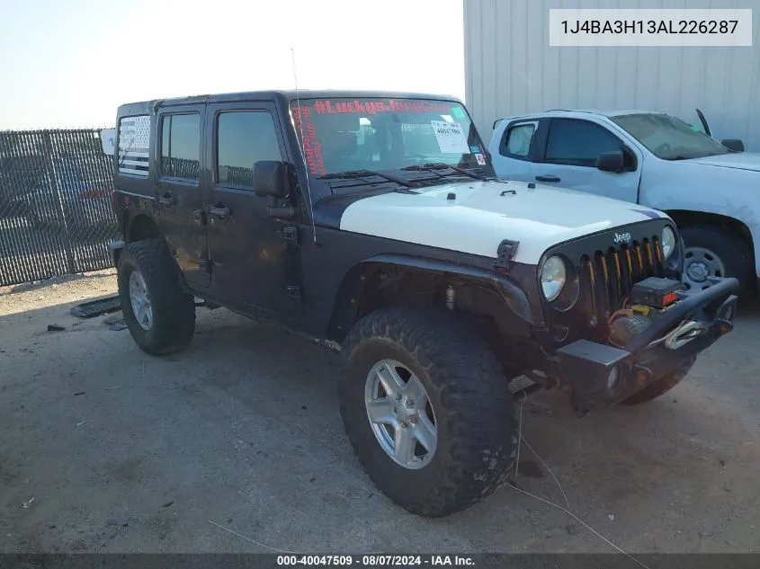 1J4BA3H13AL226287 2010 Jeep Wrangler Unlimited Sport