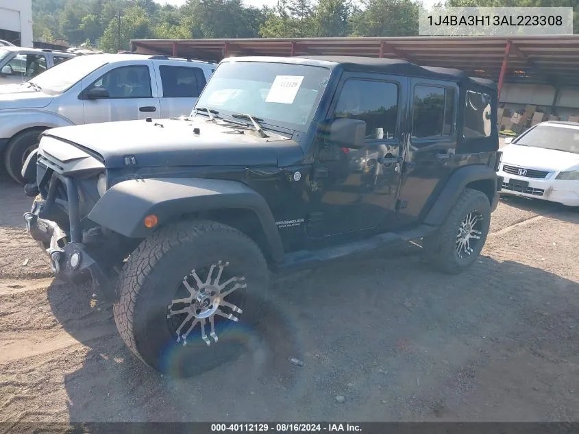 2010 Jeep Wrangler Unlimited Sport VIN: 1J4BA3H13AL223308 Lot: 40112129