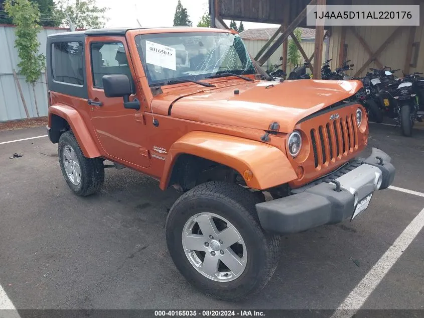 1J4AA5D11AL220176 2010 Jeep Wrangler Sahara