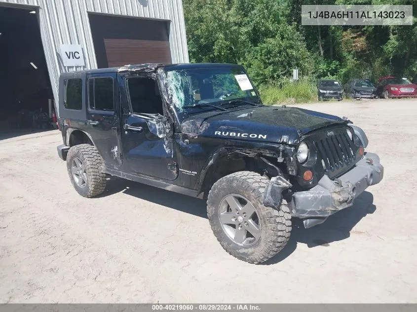 2010 Jeep Wrangler Unlimited Rubicon VIN: 1J4BA6H11AL143023 Lot: 40219060