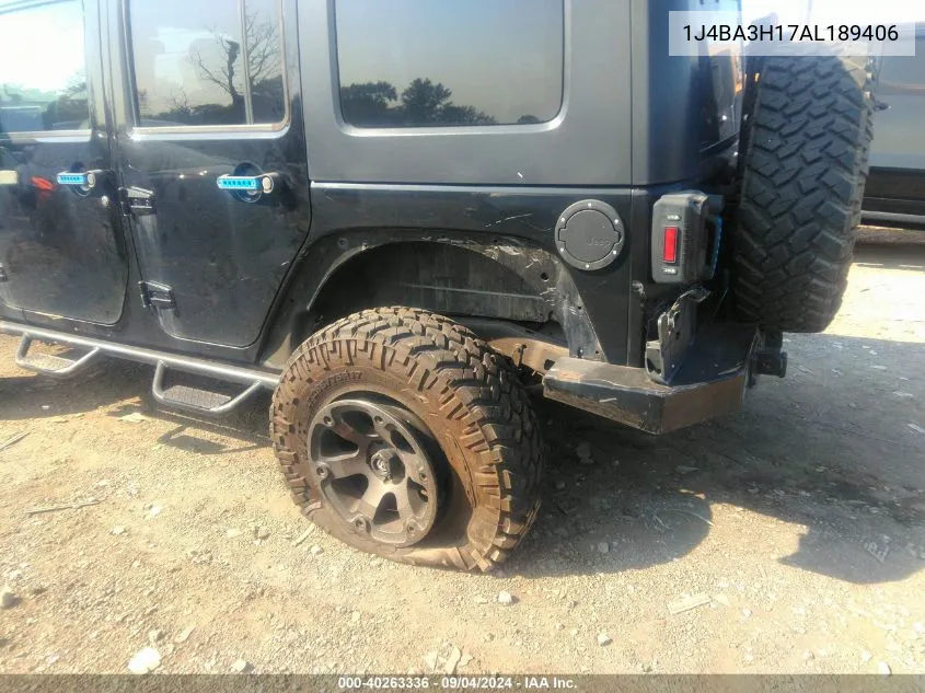 1J4BA3H17AL189406 2010 Jeep Wrangler Unlimited Sport