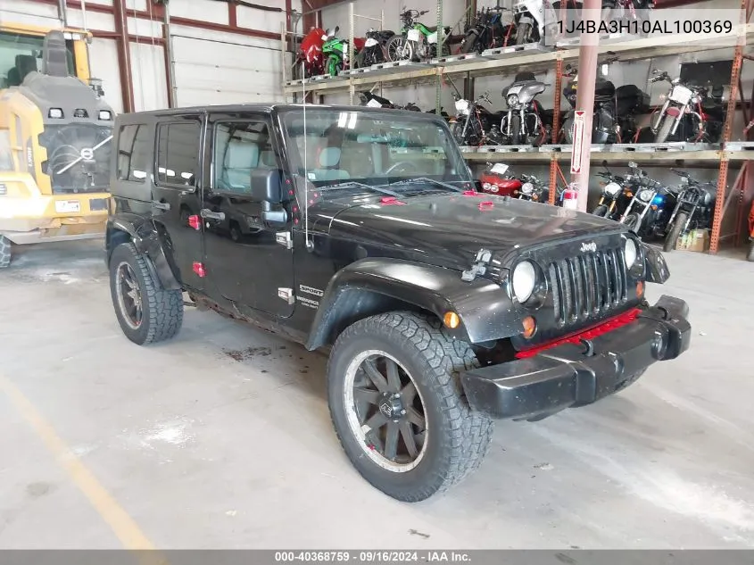 2010 Jeep Wrangler Unlimited Sport VIN: 1J4BA3H10AL100369 Lot: 40368759