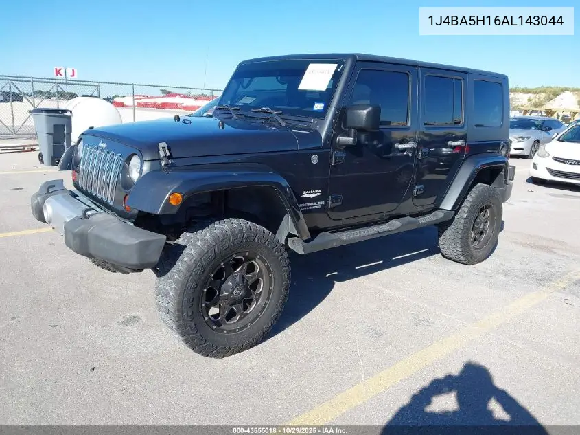1J4BA5H16AL143044 2010 Jeep Wrangler Unlimited Sahara