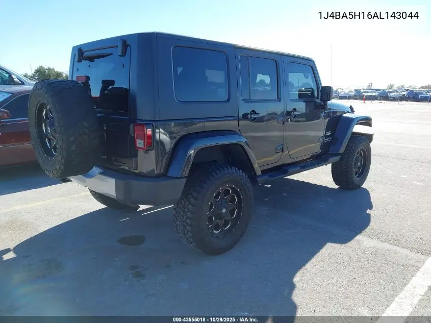 1J4BA5H16AL143044 2010 Jeep Wrangler Unlimited Sahara