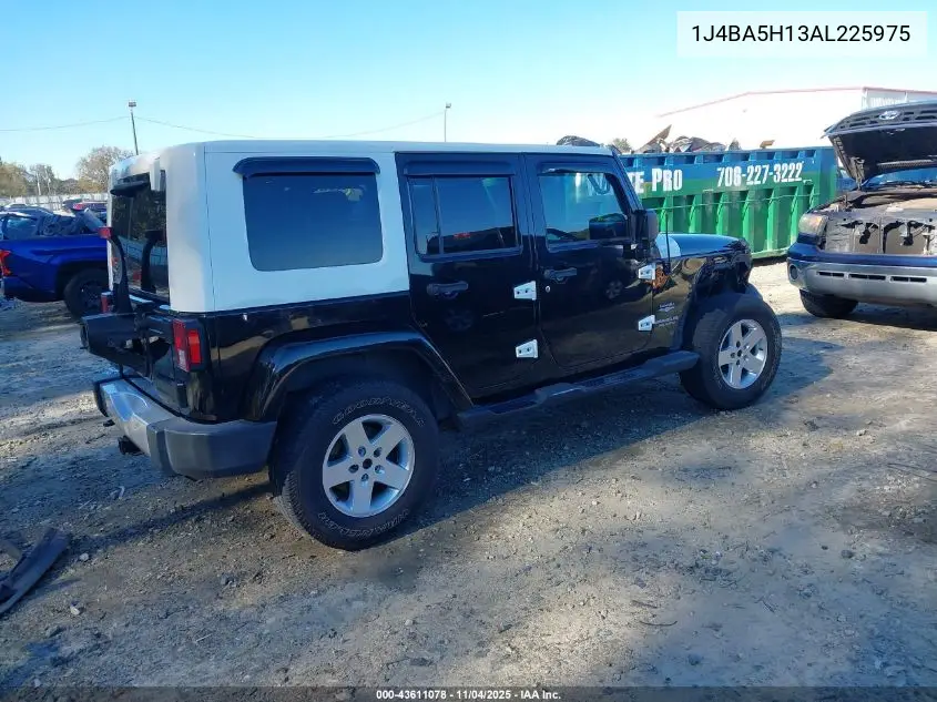 1J4BA5H13AL225975 2010 Jeep Wrangler Unlimited Sahara
