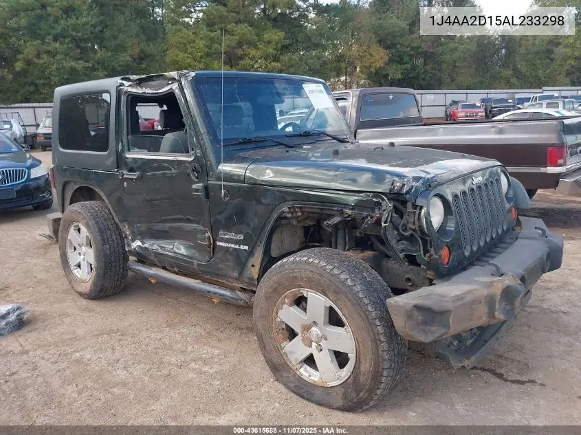 1J4AA2D15AL233298 2010 Jeep Wrangler Sport