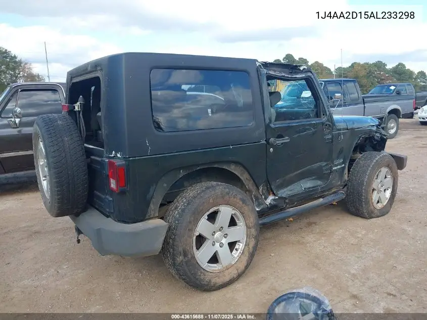 1J4AA2D15AL233298 2010 Jeep Wrangler Sport