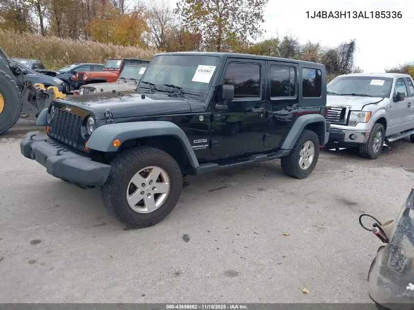 1J4BA3H13AL185336 2010 Jeep Wrangler Unlimited Sport
