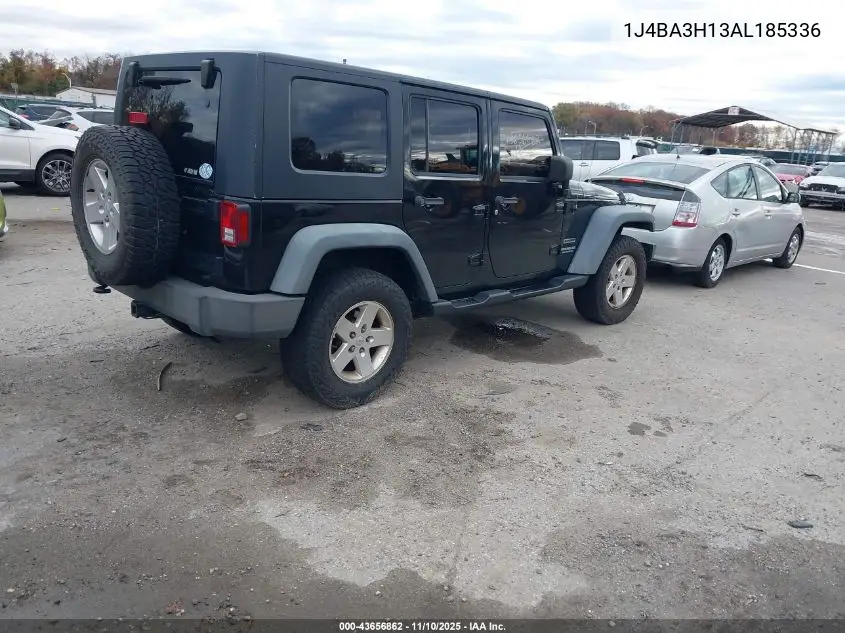 1J4BA3H13AL185336 2010 Jeep Wrangler Unlimited Sport