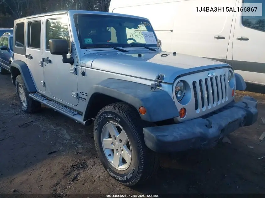1J4BA3H15AL166867 2010 Jeep Wrangler Unlimited Sport